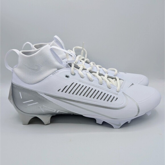 Nike Vapor Edge Pro 360 2 White Silver Football Cleats DA5456-102 Men\'s Size 10 main image 4